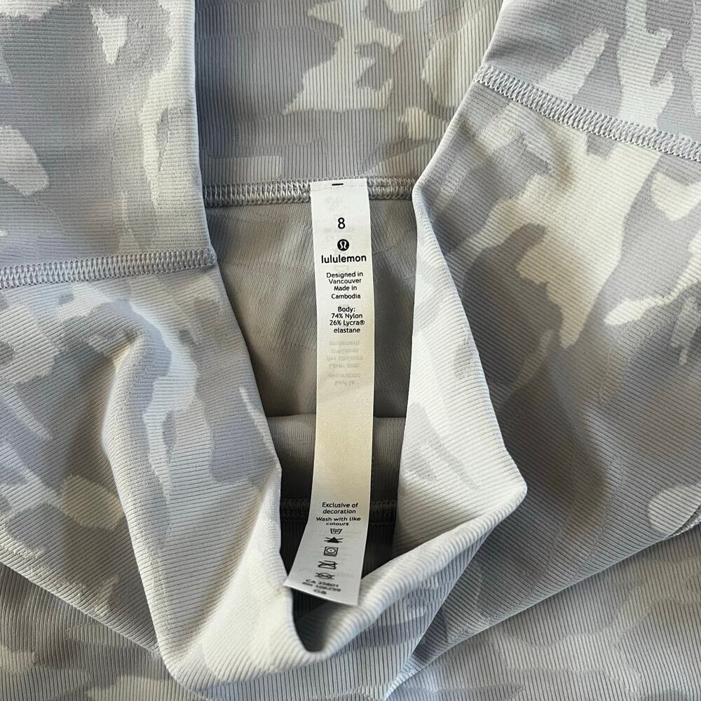 Lululemon Wunder Under High-Rise Tight 25" Camo White Starlight | 8 - Picture 5 of 7